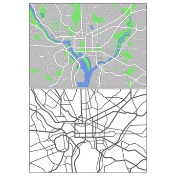 Washington dc Stock Illustration