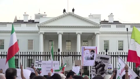 Washington, DC – Iranians protest death of Masha Amini – 4K Footage Stock Footage 219801669