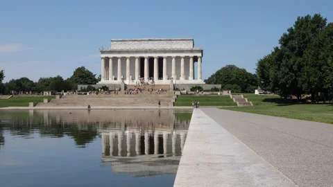 Washington DC, Lincoln Memorial, Timelapse. Stock Footage 205832016