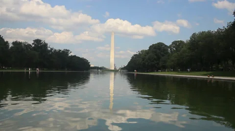 Washington DC Mall and Washington Monument Stock Footage 52531703