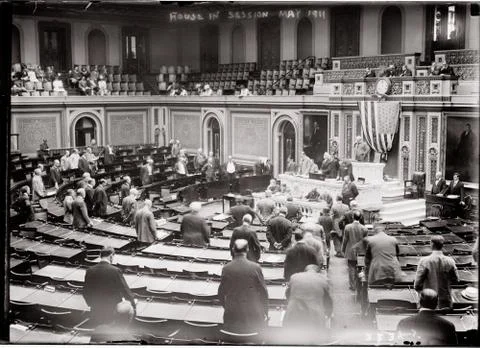 Washington, DC. May 1911. House of Representatives in session. 写真素材