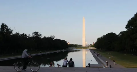 Washington, DC on Memorial Day Stock Footage 131068658