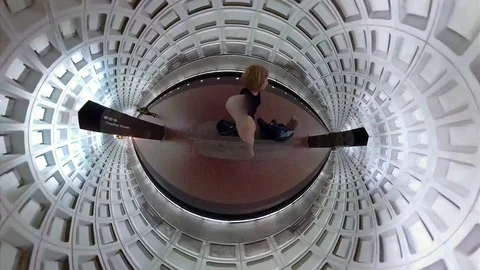 Washington DC Metro Stock Footage 125059313