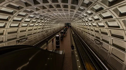 Washington DC Metro Timelapse Vidéo 130080437