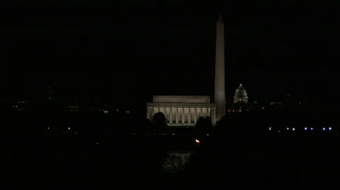 Washington DC, monuments Stock Footage 82137