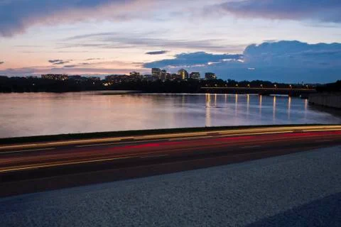 Washington DC at Night 写真素材