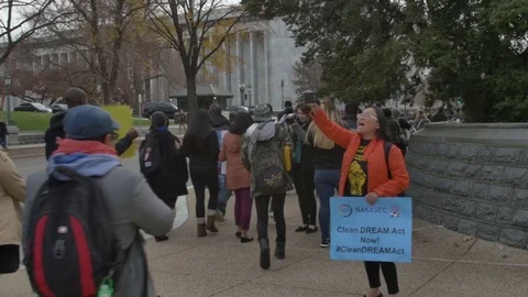 Washington DC Protest Stock Footage 83180954