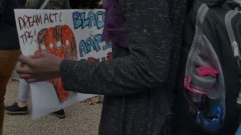 Washington DC Protest Stock Footage 83180998
