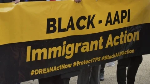 Washington DC Protest Sign Stock Footage 83181146