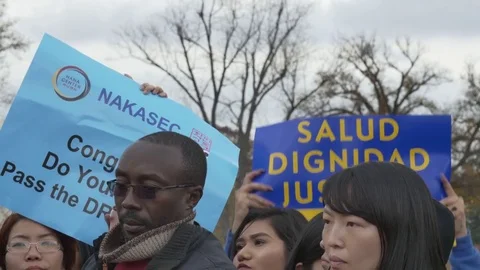 Washington DC Protests Stock Footage 83181009