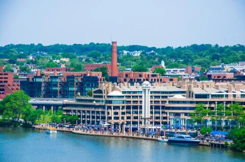 Washington DC by the river Stock Photos