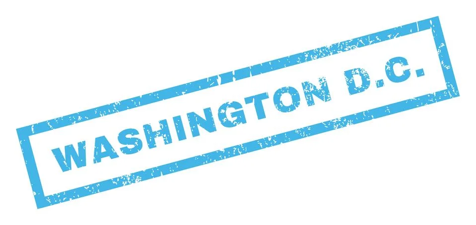 Washington D.C. Rubber Stamp Stock Illustration