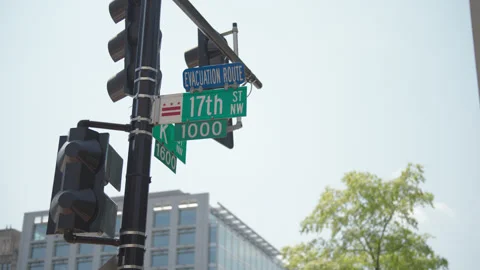 Washington DC Signs 14 Stock Footage 276958540