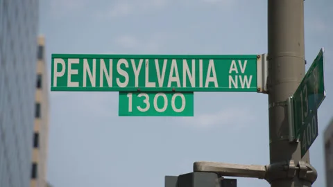 Washington DC Signs 6 Stock Footage 276958643