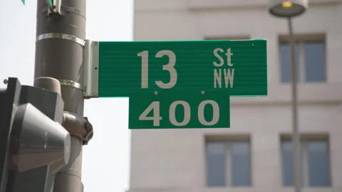 Washington DC Signs 9 Stock Footage 276958712