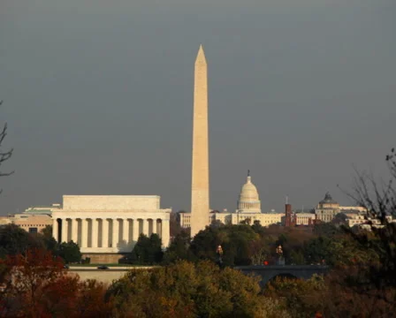 Washington DC Skyline 04 PAL Stock Footage
