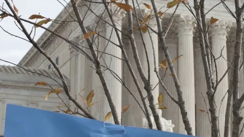 Washington DC Student Protest Sign Stock Footage 83180508