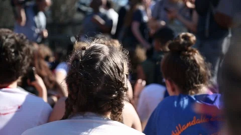   Washington DC Students Protest for Gun Control  Stock Footage 86181367