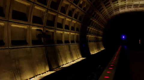 Washington DC Subway Video stock 1061918