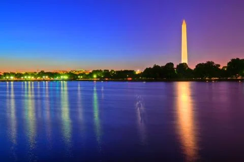 Washington DC Sunset Stock Photos