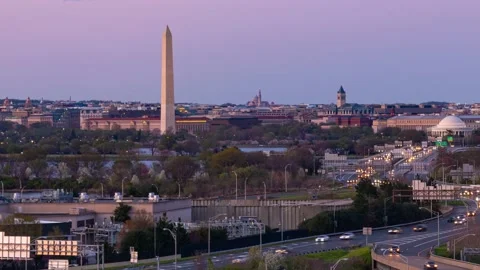 Washington DC timelapse Stock Footage 154273985