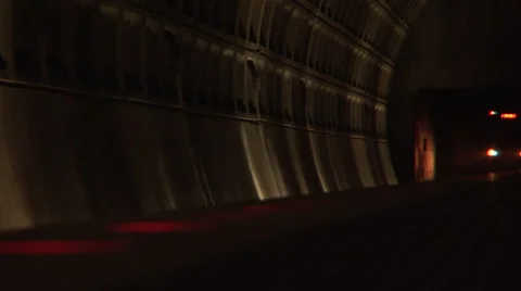 Washington DC underground lite rail Stock Footage 41262318