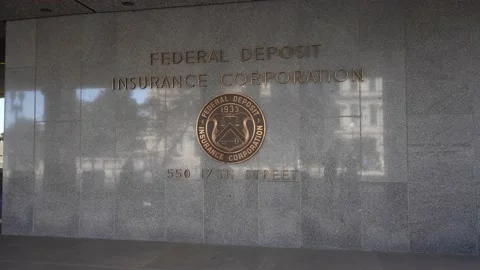 Washington, D.C., US - 12 26 2021: Marble wall and bronze metal lettered front Stock Footage 167603755
