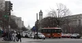 Washington D.C. Us Capitol Building with Commuters Commuting Crossing Crosswalk 4k or 4k+ Resolution