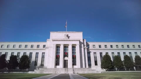 Washington DC, USA, 11-29-2020:  US Federal Reserve Stock Footage 144227473