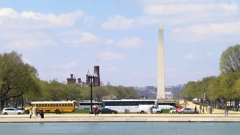 Washington DC - Washington Monument View from the Capital Video stock 88645117