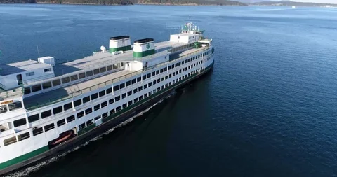 Washington Ferry Boat Stockbeeldmateriaal 104321037