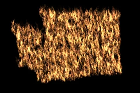 Washington on Fire Stock Footage 729377