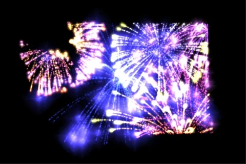 Washington Fireworks Stock Footage 720985