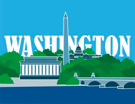 Washington Illustrazione stock