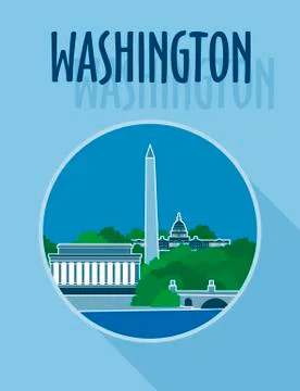 Washington Illustrazione stock