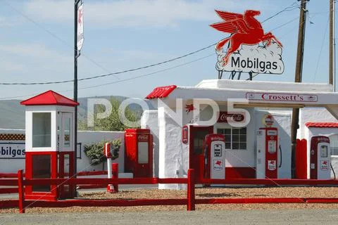 Washington kittitas ellensburg restored road old Stock Photos