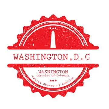 Washington Label Stock-Illustration