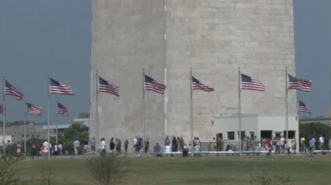 Washington Memorial Stock Footage