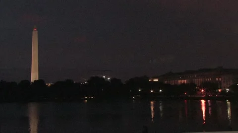 Washington Memorial in Washington D.C. Stock Footage 42148527