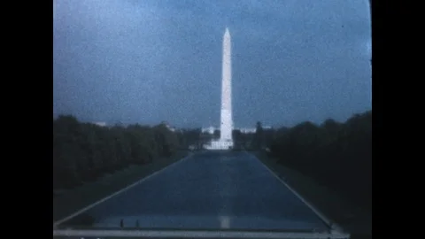 Washington Monument 1961 Stock Footage 106110828