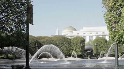 Washington Monument and Galleries Stock Footage 8986190