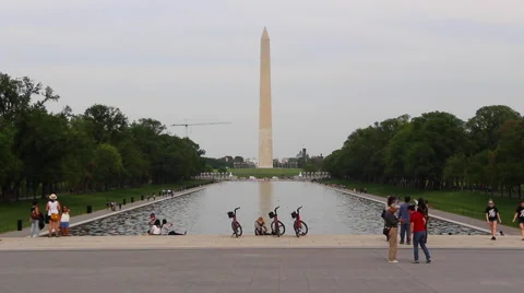 Washington Monument and Reflecting Pool 库存影片 52182533
