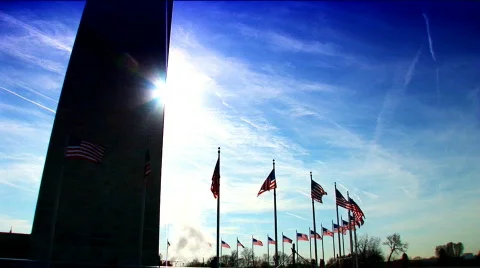Washington Monument, DC Stock Footage 174993