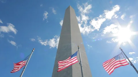Washington Monument in D.C Video stock 42616164