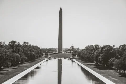 Washington Monument in DC Stock Photos