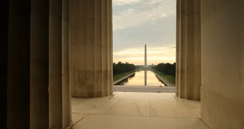 Washington Monument in DC USA Stock Footage 100853580