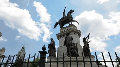 Washington Monument Dolly Stock Footage 51022350