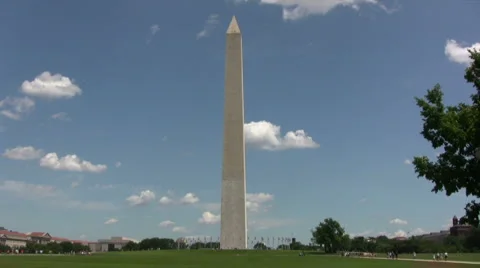 Washington Monument Stock Footage 989683