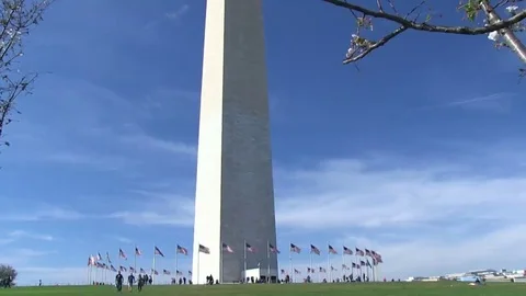 The Washington Monument Stock Footage 69079458