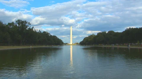 Washington Monument Loop Stock Footage 38765277